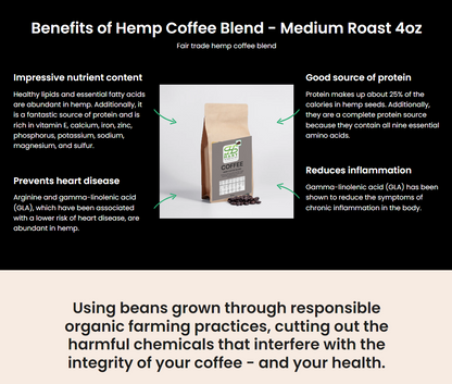 Organic Hemp Coffee Blend - Medium Roast